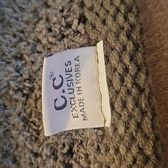 3/$30 C.C Olive Knit Pony Ear Warmer Headband - Picture 2 of 8
